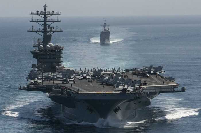 Пентагон подтвердил отправку авианосной группы с USS Nimitz для охраны контингента на Ближнем Востоке