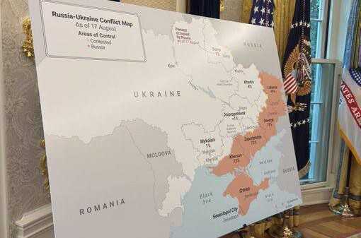 Наглядный аргумент для переговоров: карта Украины перед встречей Трампа и Зеленского